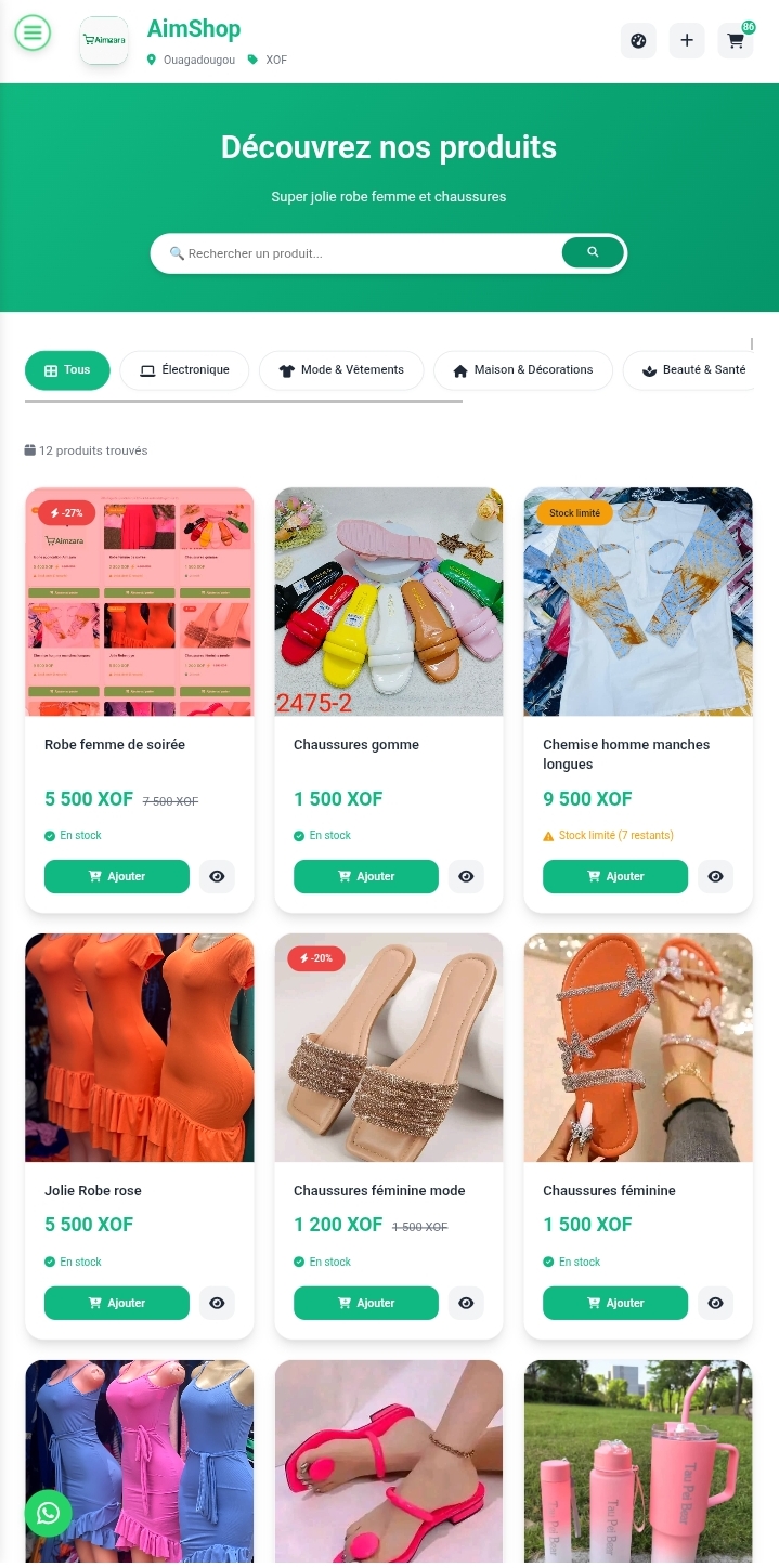 Boutique en ligne Boutikobf